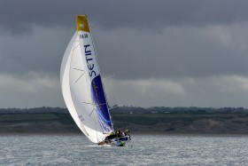 COURSE;DOUARNENEZ;GRAND PRIX;GUYADER;INSHORE;MAI;RACE;REGATE;REGATTA;SAILING;VOILE;CLASS 40