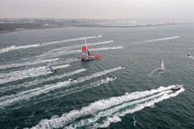 AROUND THE WORLD;COURSE;IDEC;JOYON;LARGE;OFFSHORE RACE;RECORD;SAILING;TOUR DU MONDE;TROPHEE;VERNE;VOILE;BREST