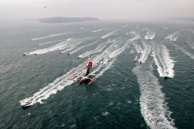 AROUND THE WORLD;COURSE;IDEC;JOYON;LARGE;OFFSHORE RACE;RECORD;SAILING;TOUR DU MONDE;TROPHEE;VERNE;VOILE;BREST