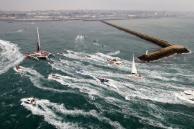 AROUND THE WORLD;COURSE;IDEC;JOYON;LARGE;OFFSHORE RACE;RECORD;SAILING;TOUR DU MONDE;TROPHEE;VERNE;VOILE;BREST