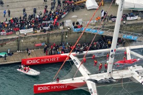 AROUND THE WORLD;COURSE;IDEC;JOYON;LARGE;OFFSHORE RACE;RECORD;SAILING;TOUR DU MONDE;TROPHEE;VERNE;VOILE;BREST