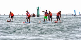 STAND UP PADDLE;SUP;PLANCHE;BOARD;TROPHY;COURSE;RACE;COUPE DE FRANCE;MORBIHAN;2017