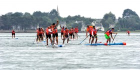 STAND UP PADDLE;SUP;PLANCHE;BOARD;TROPHY;COURSE;RACE;COUPE DE FRANCE;MORBIHAN;2017