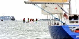 STAND UP PADDLE;SUP;PLANCHE;BOARD;TROPHY;COURSE;RACE;COUPE DE FRANCE;MORBIHAN;2017