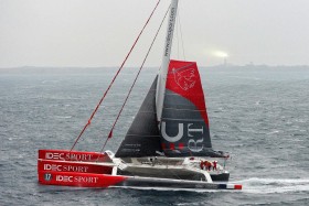 AROUND THE WORLD;COURSE;IDEC;JOYON;LARGE;OFFSHORE RACE;RECORD;SAILING;TOUR DU MONDE;TROPHEE;VERNE;VOILE;OUESSANT