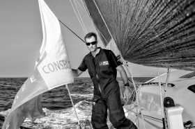 BATEAU;BOAT;COURSE;IMOCA;LARGE;OFFSHORE;RACE;SAIL;VOILE;PORTRAIT;IMOCA;A BORD;ON BOARD