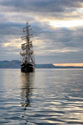 MOUILLAGE;MOORING;BATEAU;BOAT;SHIP;TROIS MATS;THREE MASTED