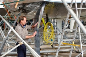 CHANTIER NAVAL;COURSE;DUO;HIVERNER;OFFSHORE;RACE;REGATE;REGATTA;SAILING;SHIPYARD;SINGLE HANDED;SOLO;TRANSAT;TRANSATLANTIQUE;VOILE;WINTER;SAFRAN;RUDDER