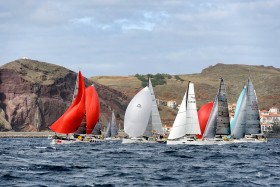 COURSE;DUO;OFFSHORE;RACE;REGATE;REGATTA;SAILING;SINGLE HANDED;SOLO;TRANSAT;TRANSATLANTIQUE;VOILE;DEPART;START;SPI;SPINNAKER