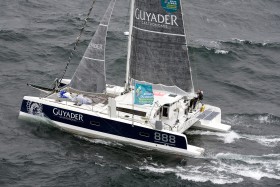 AERIAL;AERIEN;CATAMARAN;COURSE AU LARGE;MULTIHULL;OFFSHORE;RHUM;SAIL;SINGLE HANDED;SOLITAIRE;TS42;VOILE