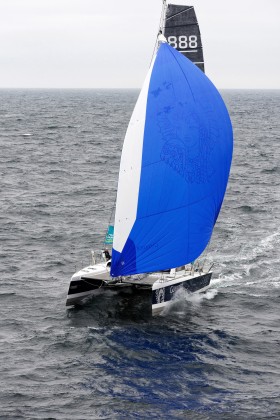 AERIAL;AERIEN;CATAMARAN;COURSE AU LARGE;MULTIHULL;OFFSHORE;RHUM;SAIL;SINGLE HANDED;SOLITAIRE;TS42;VOILE