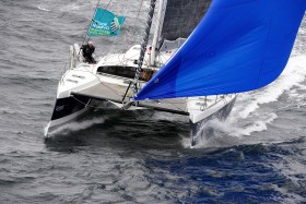 AERIAL;AERIEN;CATAMARAN;COURSE AU LARGE;MULTIHULL;OFFSHORE;RHUM;SAIL;SINGLE HANDED;SOLITAIRE;TS42;VOILE