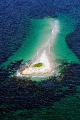 ARCHIPEL;ARCHIPELAGO;GLENANS;ILE;ISLAND;PLAGE;BEACH;SAND;WATER;LAGON;LAGOON;FINISTERE;BRETAGNE;AERIEN;ARERIAL