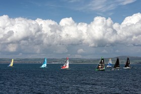 COURSE AU LARGE;GLOBE SERIES;IMOCA;OFFSHORE;RACE;SAILING;VOILE;START;DEPART