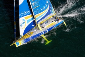 COURSE AU LARGE;GLOBE SERIES;IMOCA;OFFSHORE;RACE;SAILING;VOILE;START;DEPART