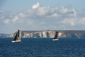 COURSE AU LARGE;GLOBE SERIES;IMOCA;OFFSHORE;RACE;SAILING;VOILE;START;DEPART