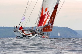 COURSE AU LARGE;GLOBE SERIES;IMOCA;OFFSHORE;RACE;SAILING;VOILE;ARRIVEE;FINISH