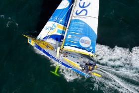 TRANSAT;TRANSATLANTIQUE;RACE;COURSE;LARGE;OFFSHORE;IMOCA;GLOBE SERIES;60;LE HAVRE;DOUBLE;COUSIN;MORVAN