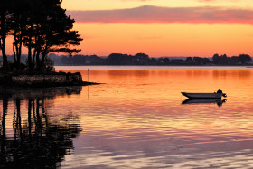 COUCHER DE SOLEIL;SUNSET;CREPUSCULE;TWILIGHT;MORBIHAN;SAINT ARMEL;PRESQU'ILE DE RHUYS