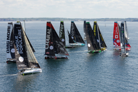 60;COURSE AU LARGE;IMOCA;MONOHULL;OFFSHORE;RACE;SAILING;SINGLE HANDED;SOLITAIRE;SPORT;VENDEE GLOBE;AERIEN;AERIAL