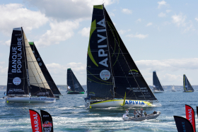 60;COURSE AU LARGE;IMOCA;MONOHULL;OFFSHORE;RACE;SAILING;SINGLE HANDED;SOLITAIRE;SPORT;VENDEE GLOBE;AERIEN;AERIAL