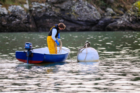 BATEAU;BOAT;FISHING;SAUZON;BELLE ILE;MOORING;MORBIHAN;MOUILLAGE;PECHE;ANNEXE;DINGHY;TENDER