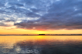 BORD DE MER;COUCHANT;COUCHER DE SOLEIL;CREPUSCULE;GOLFE DU MORBIHAN;ORANGE;SEASCAPE;SUNSET;TWILIGHT