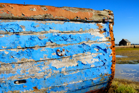 PEINTURE;ECAILLE;ROUILLE;RUST;FLAKE;BOIS;WOOD;VIEUX;OLD;BLEU;BLUE