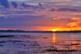 BLEU;BLUE;CALME;LEVER DE SOLEIL;CREPUSCULE;MORBIHAN;PINK;QUIET;ROSE;SUNRISE;TWILIGHT;MAUVE;ORANGE;AURORE