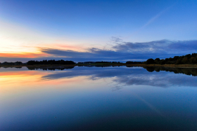 COUCHER DE SOLEIL;SUNSET;CREPUSCULE;TWILIGHT;RHUYS;MORBIHAN;REFLET;REFLECTION