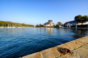 MORBIHAN;BRETAGNE;BRITTANY;AUBE;DAWN;BORD DE MER;SEASHORE;CALME;MORNING;MATIN;VANNES;CONLEAU