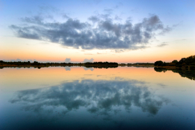 CREPUSCULE;TWILIGHT;RHUYS;MORBIHAN;REFLET;REFLECTION;AUBE;SUNRISE;LEVER DE SOLEIL;MATIN;MORNING;COUCHER DE SOLEIL;SUNSET