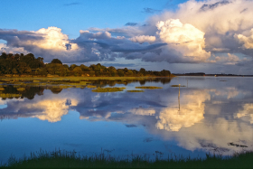 CONLEAU;VANNES;MORBIHAN;REFLECTION;REFLET;PAYSAGE;BORD DE MER;LANDSCAPE;SEASCAPE;NUAGE;CLOUD