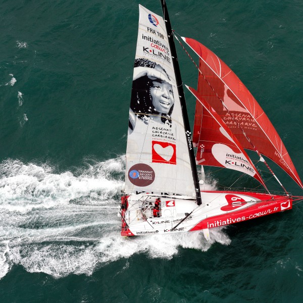 60;DAVIES;COURSE;DOUBLE;MEILHAT;GLOBE SERIES;IMOCA;LARGE;LE HAVRE;OFFSHORE;RACE;TRANSAT;TRANSATLANTIQUE